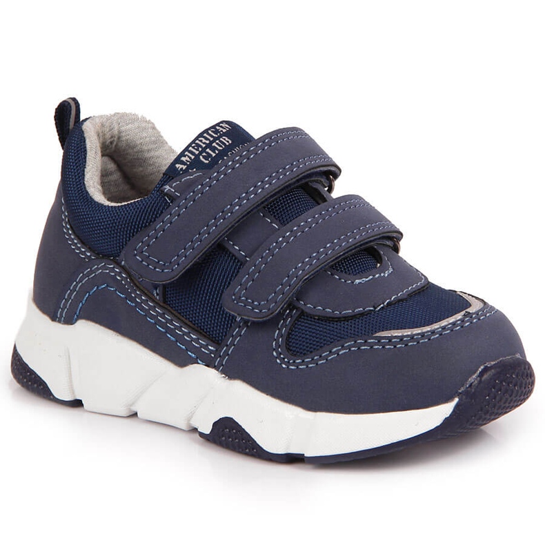 Marineblaue Sportschuhe für Kinder von American Club navy blau