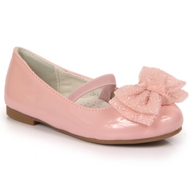 S.Barski Ballerinas für Mädchen mit elastischem rosa S. Barski