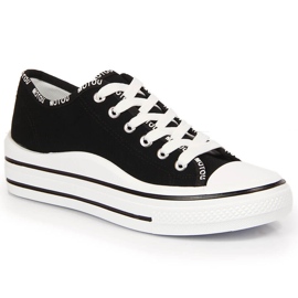 S.Barski Schwarze Damensneaker von S. Barski auf der Plattform