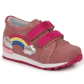 Mädchenschuhe mit Klettverschluss lila Kornecki 6775 mehrfarbig