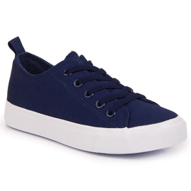 Marineblaue Textil-Sneaker von Atletico