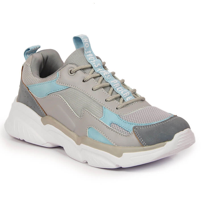 Bequeme graue Vinceza Sportschuhe für Damen