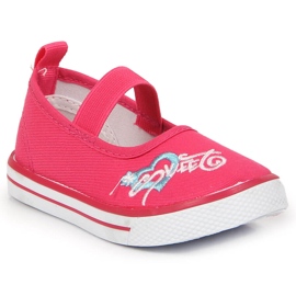 Ballerinas für Mädchen mit elastischem rosa Atletico