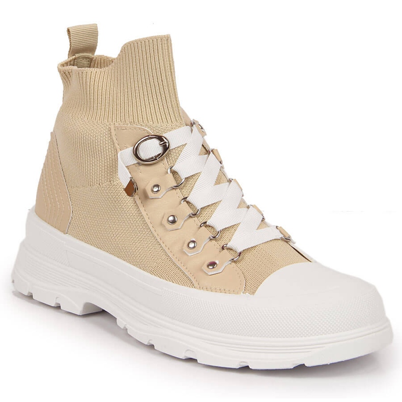 High-Top-Sneakers für Frauen beige Atletico