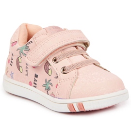 Pinker American Club Sportschuh für Mädchen mit Klettverschluss rosa