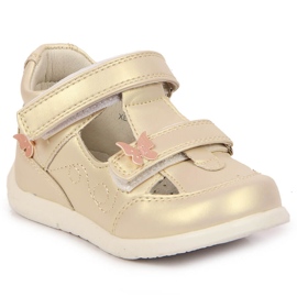 Goldene Sandalen für Mädchen von American Club