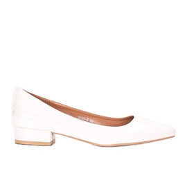 Weiße Timms High Heels