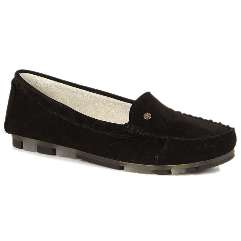 Schwarze Damen-Loafer aus Wildleder von Filippo