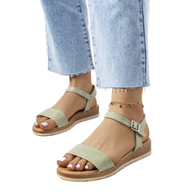 Speier grüne Damensandale