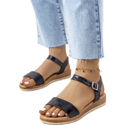 Schwarze Damensandalen von Speier