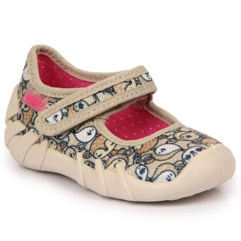 Ballerinas mit Klettverschluss beige Jr. Befado