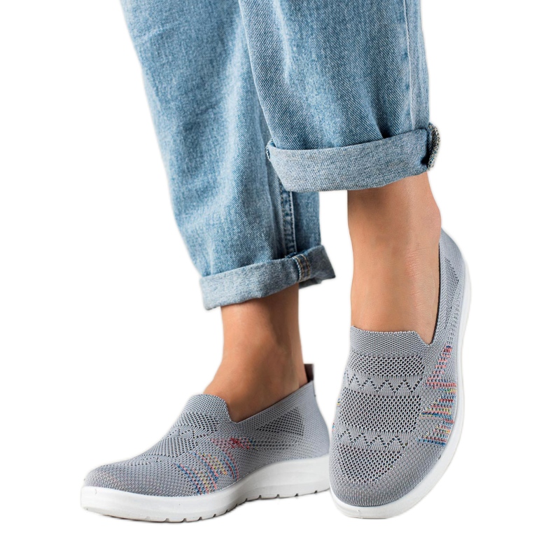 W. Potocki Komfortabler Slipony Potocki grau