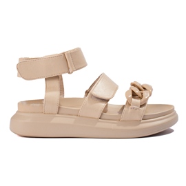 Modische LA.FI Sandalen beige