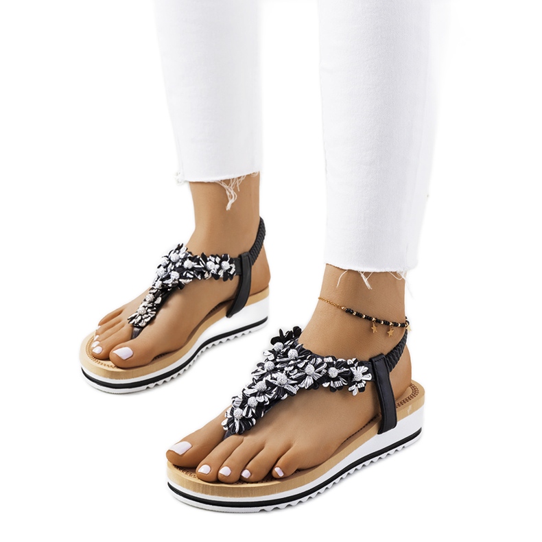 Schwarze Damensandalen von Tove