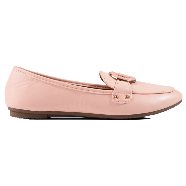 Diamantique Mokassins mit Ornament beige