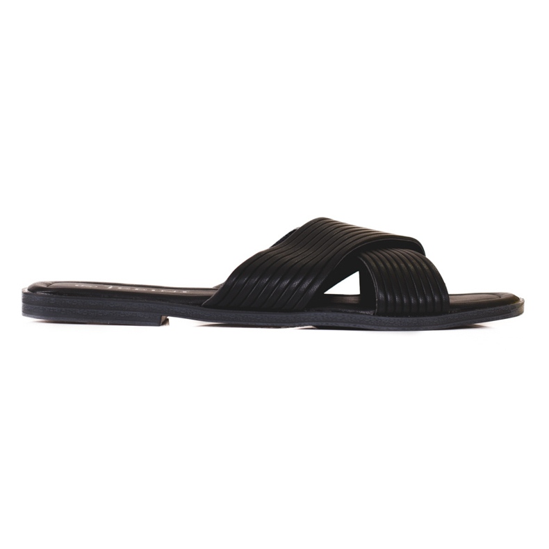 TRENDI Bequeme klassische Flip-Flops schwarz