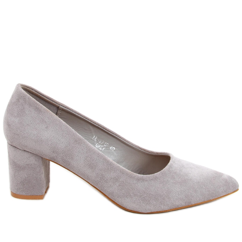 Pumps auf High Heels Mindy Grey grau