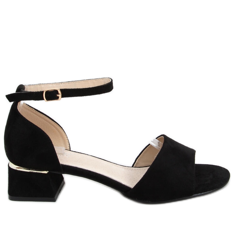 Ursula Schwarze Sandaletten mit hohem Absatz