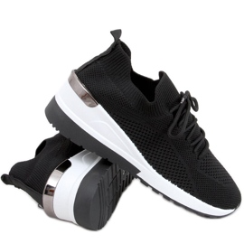 Faggio Schwarze Socken Socken