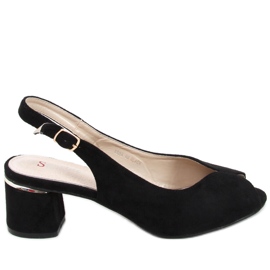 Venus Schwarze Sandaletten