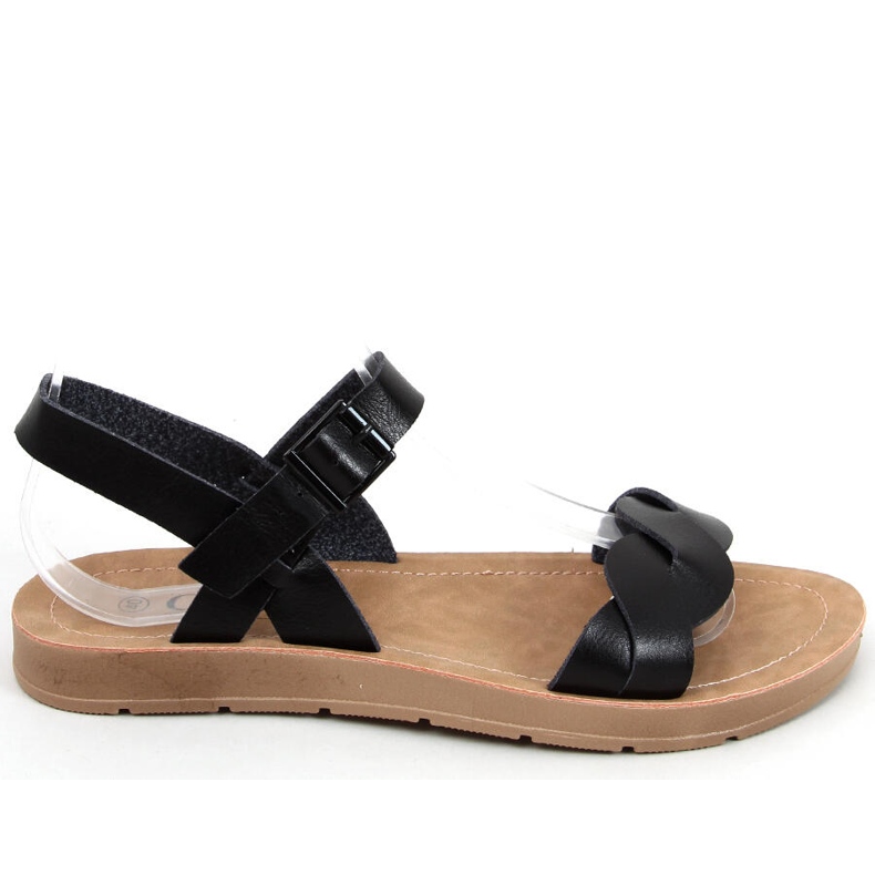 Olivo Schwarze Damensandalen