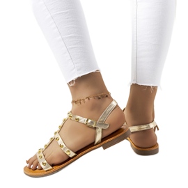 Sandalen in Gold-Metallic in Somerset golden