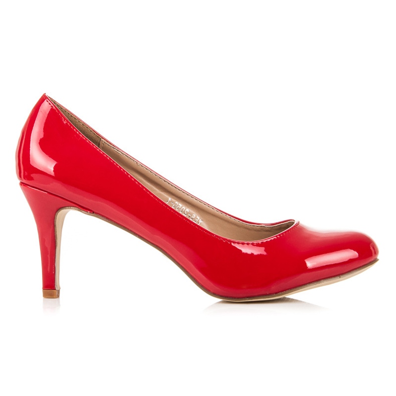 Yes Mile Lackierte Pumps rot