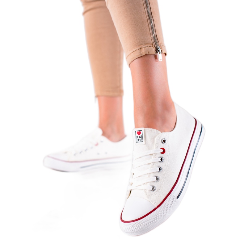 Klassischer LA.FI Sneaker weiß