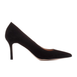 Marco Shoes Elegante Wildleder-Heels schwarz
