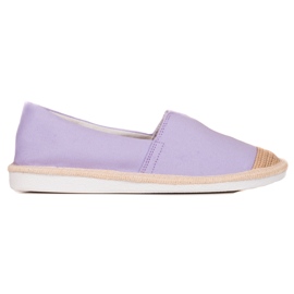 DK Modische lila Espadrilles