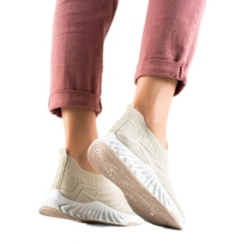 DK Sportschuhe zum Hineinschlüpfen beige