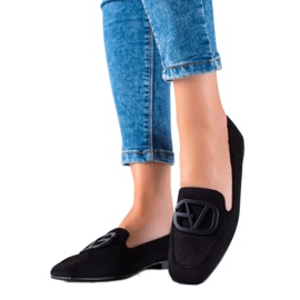 Seastar Stylische Wildleder-Loafer schwarz