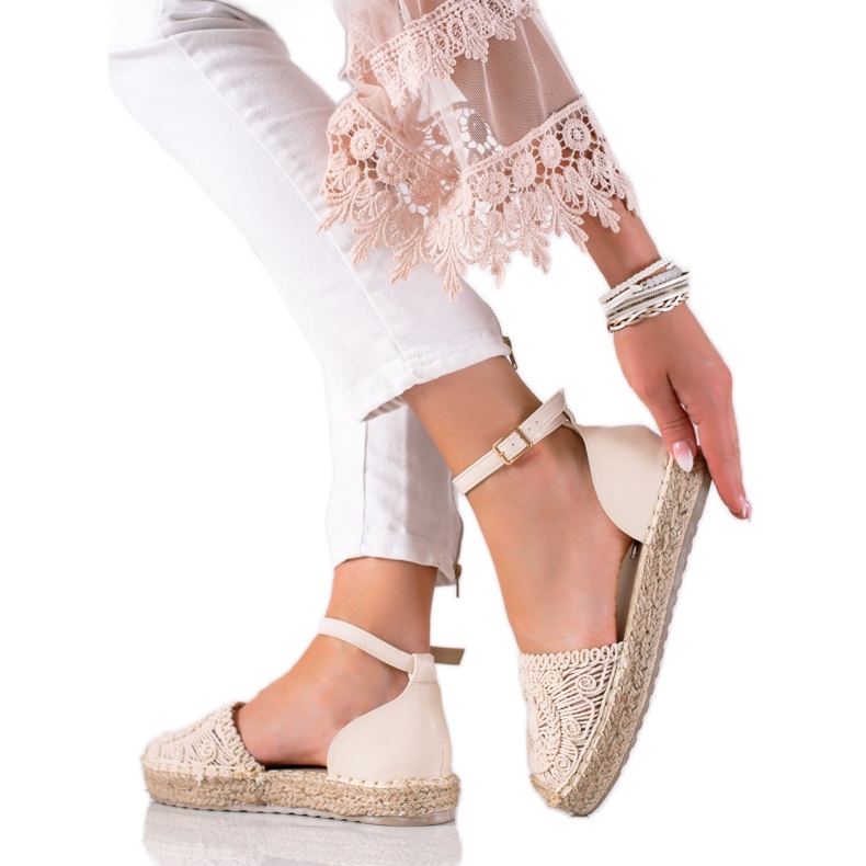 Seastar Geflochtene Espadrilles beige