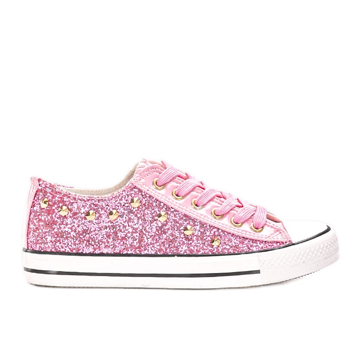 Kirsts pinke Glitzer-Sneakers rosa