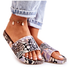 Duftende Gummihausschuhe ZAXY JJ285098 Schwarz und Beige