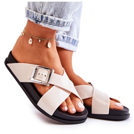 Damen-Gummihausschuhe ZAXY JJ285057 Weiß