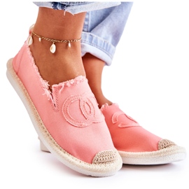 PS1 Klassische Damen-Espadrilles Coral Flaure rosa