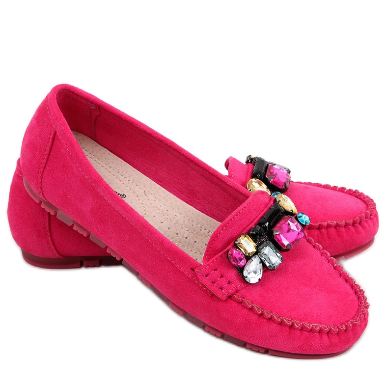 Loafer mit Megara Fuchsia-Steinen rosa