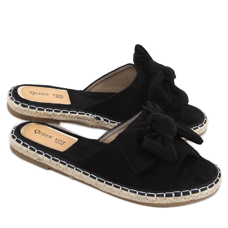 Larysa Schwarze Espadrilles