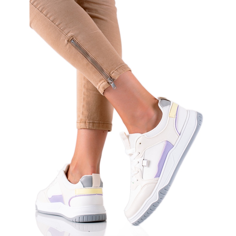 TRENDI Bunte Sportschuhe weiß mehrfarbig