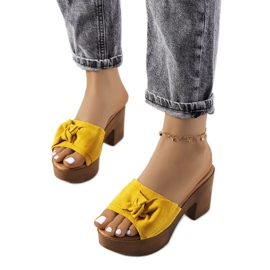 Gelbe Sarthe-High Heels