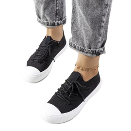 Medina schwarze Damenturnschuhe