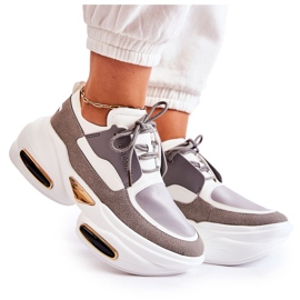 PS1 Sport-Sneaker für Damen Weiß-Grau New Horizon