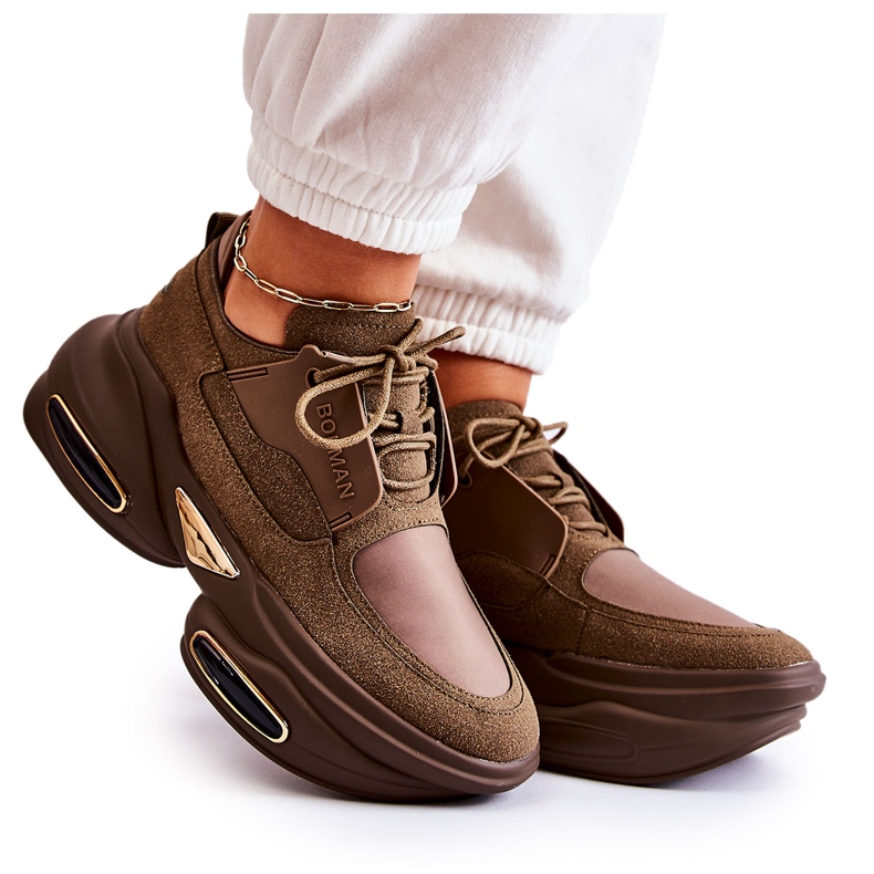 PS1 Sportschuhe für Damen Khaki New Horizon Schuhe braun