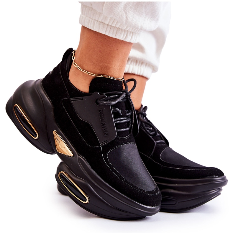 PS1 Damen Sneakers Sportschuhe Schwarz New Horizon