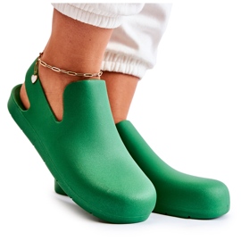 FS1 Modische grüne Meriko Green Rubber Clogs