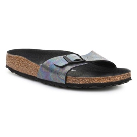 Birkenstock Madrid W 1021353 Schillerndes Schwarz lila blau mehrfarbig