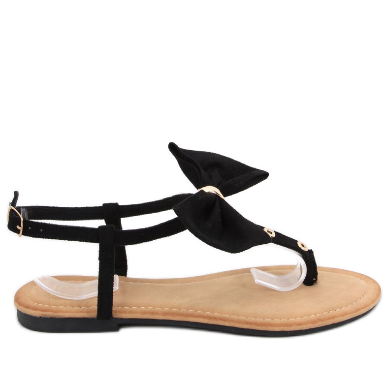 Flip-Flops mit Schleife in Twist Black schwarz