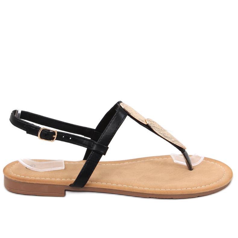 Attina Schwarze Flip-Flops