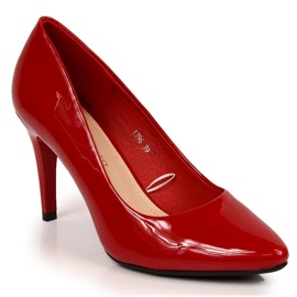 AEROBIE Pumps Heels rot lackiert W Sergio Leone